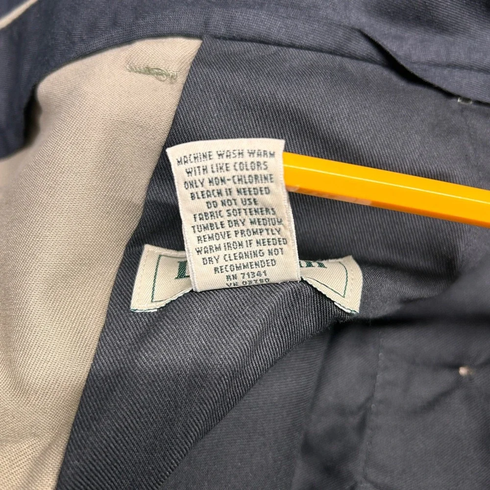 LL Bean Classic Fit Men 42x29 Khaki Chino Pants 100% Cotton Casual Gorpcore